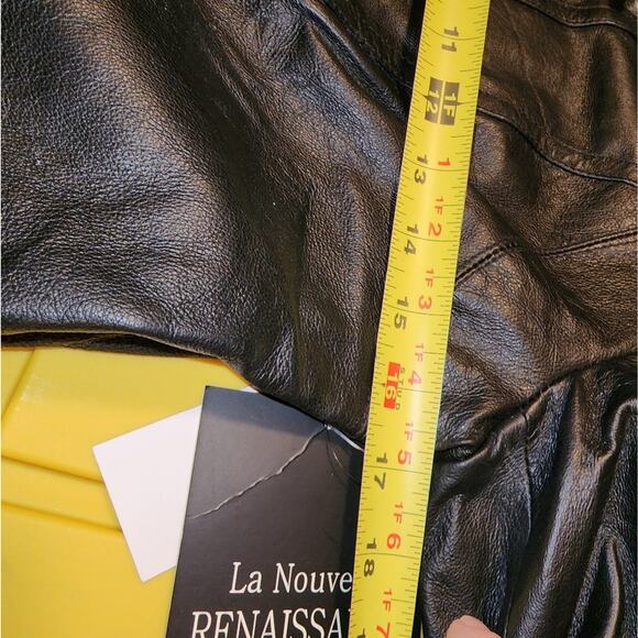 LA NOUVELLE RENAISSANCE. NWT WOMENS LEATHER MOTO JACKET - Picture 14 of 15